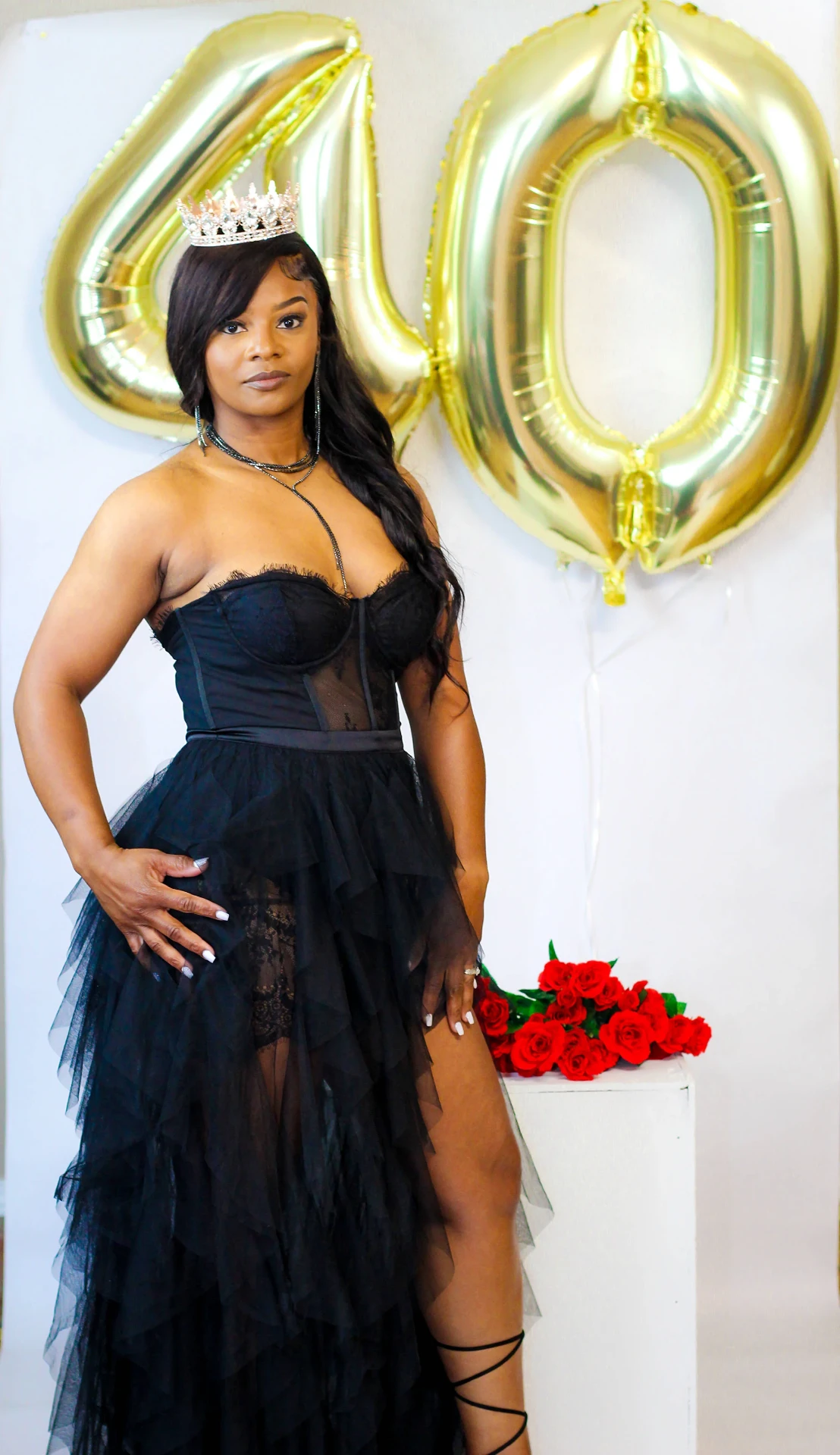 Milestone birthday portrait session photograph