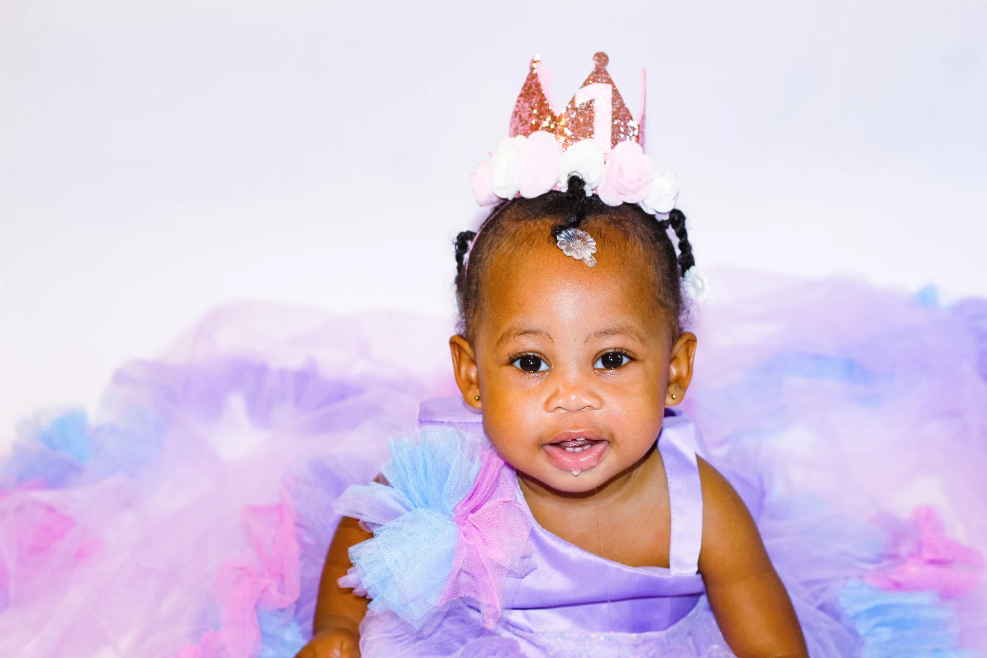 First birthday session photograph